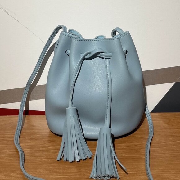 GREAT CONDITION~ Baby Blue Miniso Crossbody Bag - Picture 1 of 5